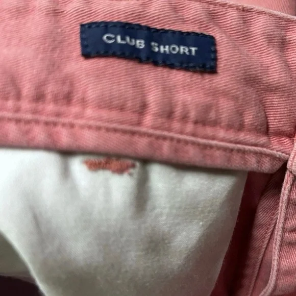 Men’s Vineyard Vines Salmon Pink Cotton Twill Club Short Size 32 - Picture 4 of 4